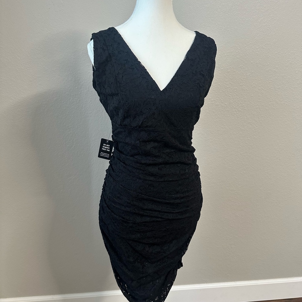 Express Black Lace Dress